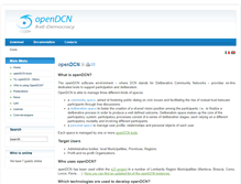 Tablet Screenshot of opendcn.org